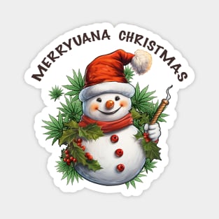 Merryjuana Christmas Magnet