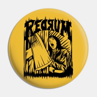 Redrum The Shining horror Pin