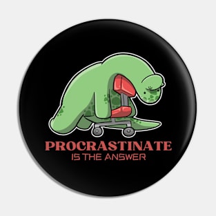 Long Neck Dinosaur - Brachiosaurus. Procrastinate is the answer Pin