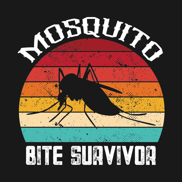 Retro Mosquito Bite Survivor by LetsBeginDesigns