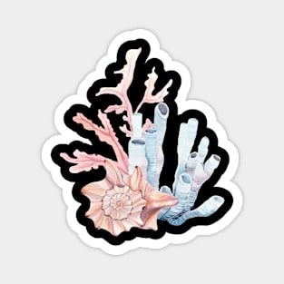 Coral artwork Magnet