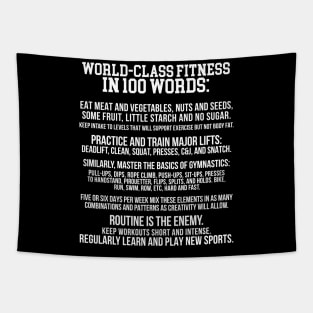 FITNESS in 100 words Tapestry