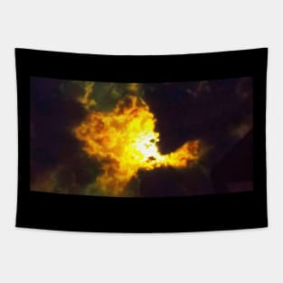 moon fire Tapestry