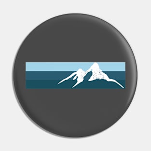 Mountain in Blue Pin