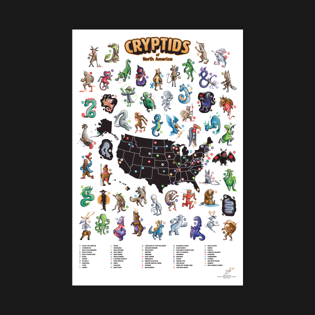 Cryptids of North America by Mattgyver