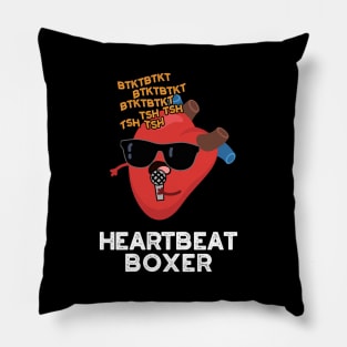 Heartbeat Boxer Cute Music Heart Pun Pillow