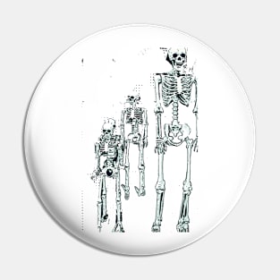 3 skeletons bywhacky Pin