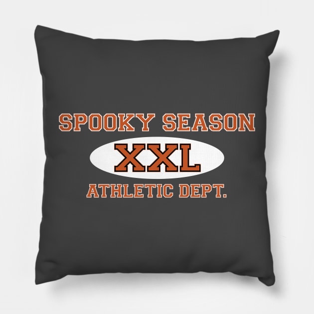 Spooky Season Athletic Department Pillow by Front Porch Creative 