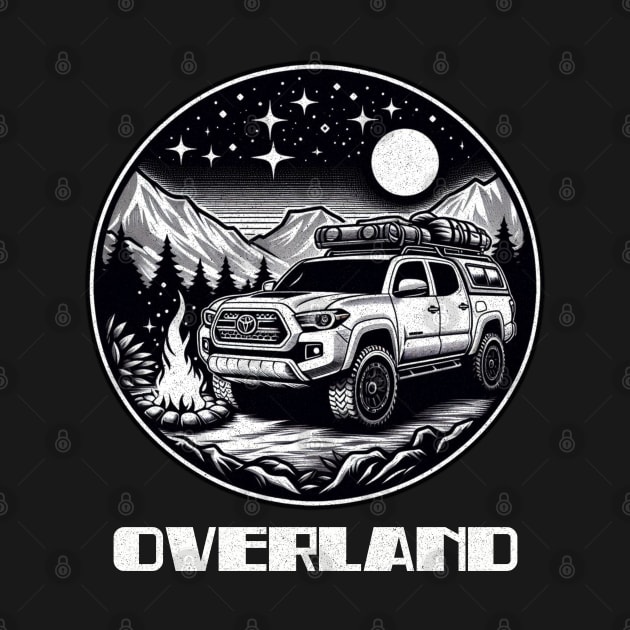 Overland Toyota night scene by Tofuvanman