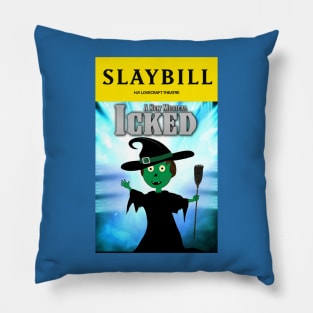 Broadway Zombie Icked Slaybill Pillow