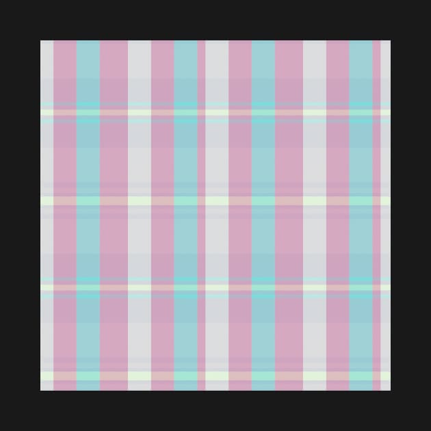 Pastel  Aesthetic Artair 2 Hand Drawn Textured Plaid Pattern by GenAumonier