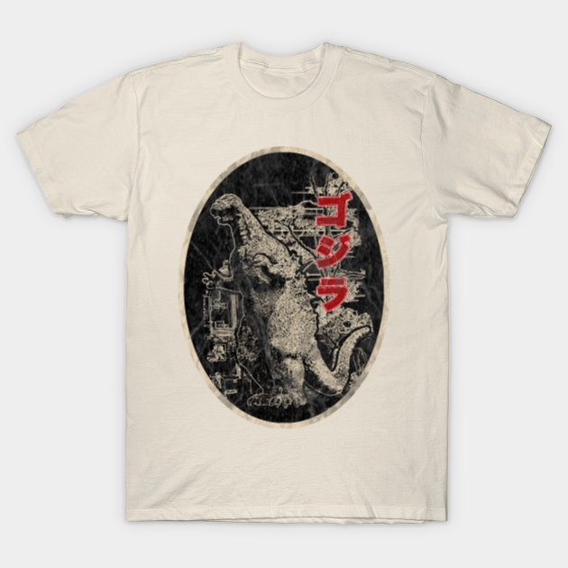 Gojira - Godzilla in Tokyo (Distressed) - Godzilla - T-Shirt | TeePublic
