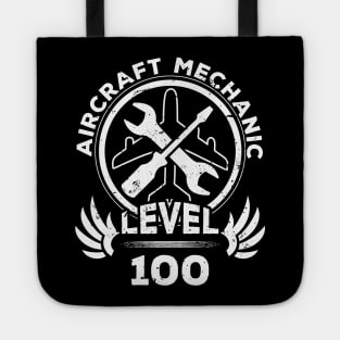 Level 100 Aircraft Mechanic Avionics Fan Gift Tote