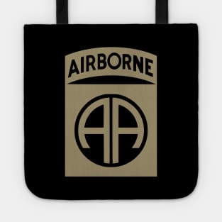 82nd Airborne Patch (subdued) Tote