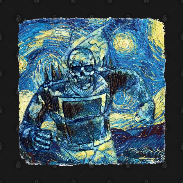 Ghost Rider Van Gogh Style by todos