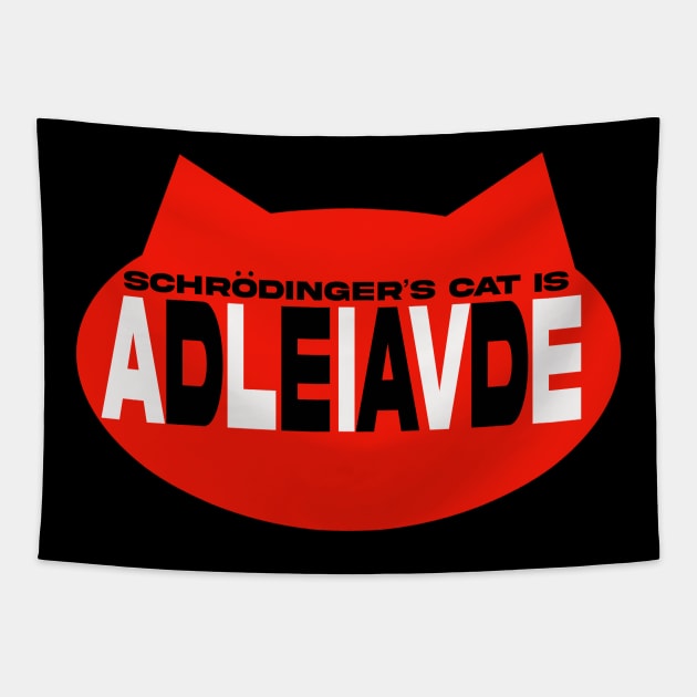 schrodingers Cat Tapestry by Tameink