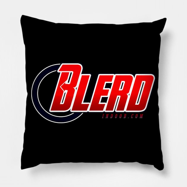 Black Avenger Nerd Pillow by tsterling