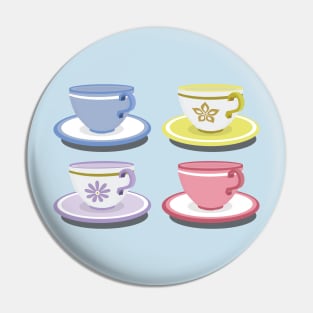 Tea Cups Pin