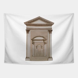 frontispiece architecture facade monument Tapestry