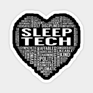 Sleep Tech Heart Magnet