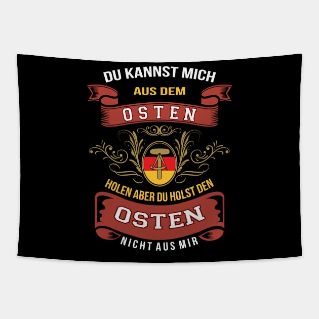 Ossi Shirt Ostdeutsch Geschenkidee Du kannst mich Tapestry by HBfunshirts