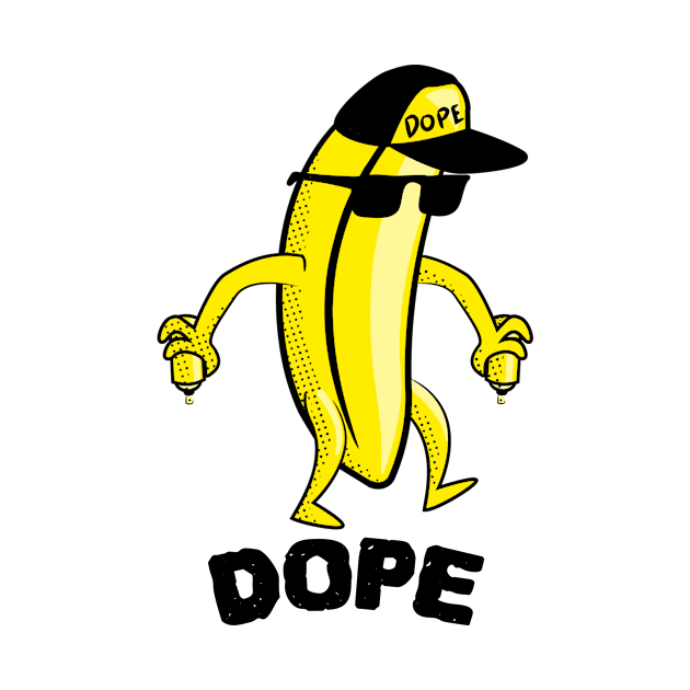 Dope Banana Funny Animation LOL Yellow by ToddHeal