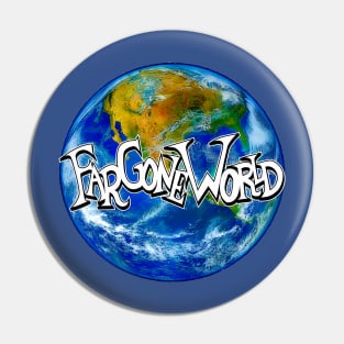 FarGoneWorld New World Logo Pin