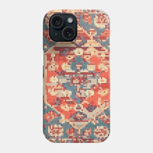 Rug glitch red Phone Case