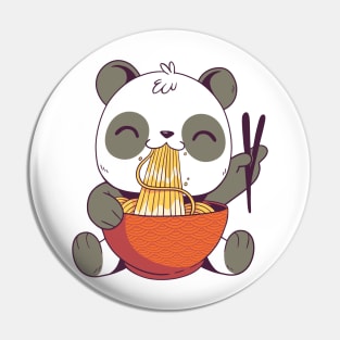 CUTE RAMEN PANDA Pin