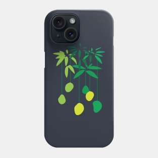 Tropical Mango Fruit Tree Branches Phone Case