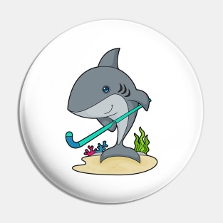 Shark Field Hockey Pin