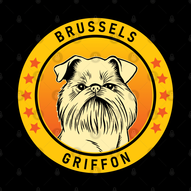 Brussels Griffon Dog Portrait by millersye