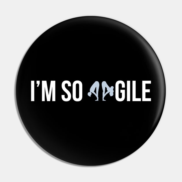 Developer I'm So Agile Pin by thedevtee