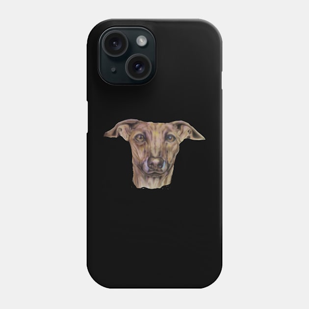 Happy Greyhound Phone Case by candimoonart