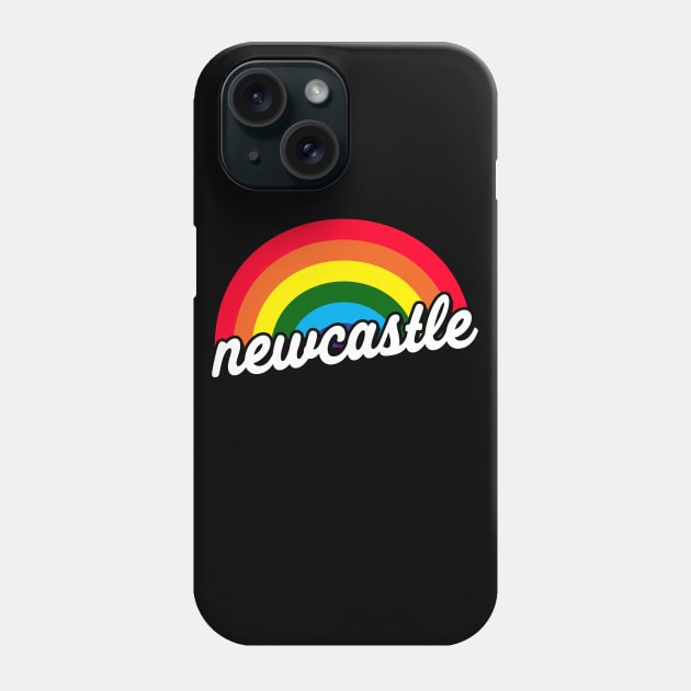 Newcastle Gay Pride Rainbow Flag for LGBT Phone Case by McNutt