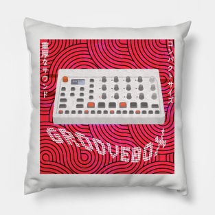 White Groovebox Pillow