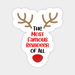 The Most Famous Reindeer Magnet