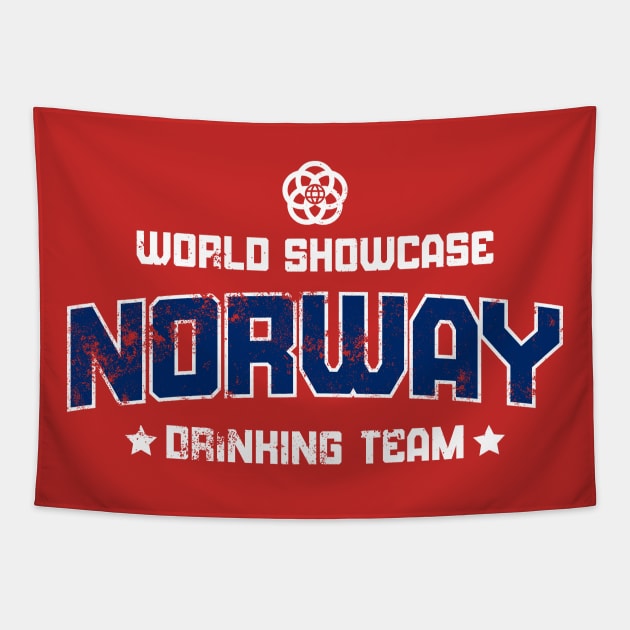 World Showcase Drinking Team - Norway Tapestry by Merlino Creative