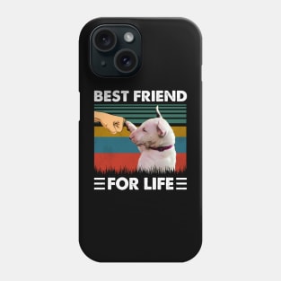 Terrier Trendsetter Stylish Tee for Fashion-Forward Bull Terrier Fans Phone Case