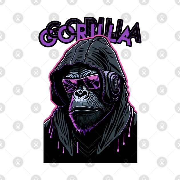 gorilla hip-hop by Mamski Store