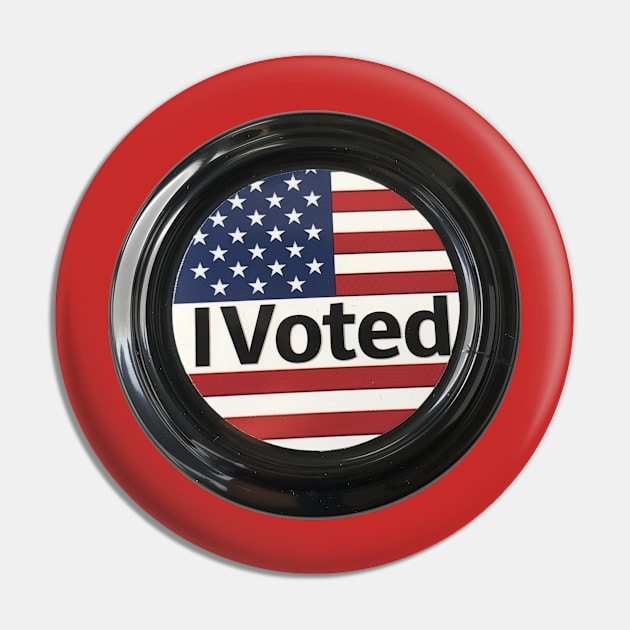 I Voted Pin by B&C Fashion