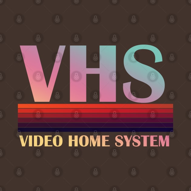VHS Typo by CTShirts