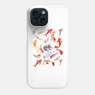 Koi Carp Fish Print Phone Case