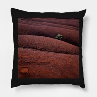 Red landscape Pillow