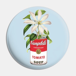 Floral and Campbells Pin