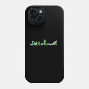 cactus and succulent Phone Case