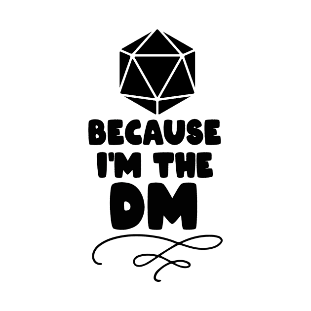 Because I'm The DM by againstthelogic