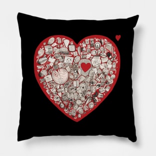 Drifting Heart Pillow