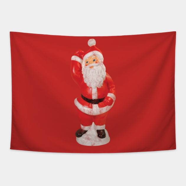 Retro Santa Claus Lawn Decoration - Distressed Tapestry by namelessshape