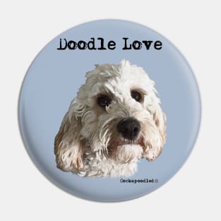 Doodle Dog Love Pin